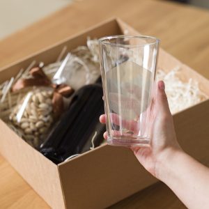 Happy Endings Shaker pint glass